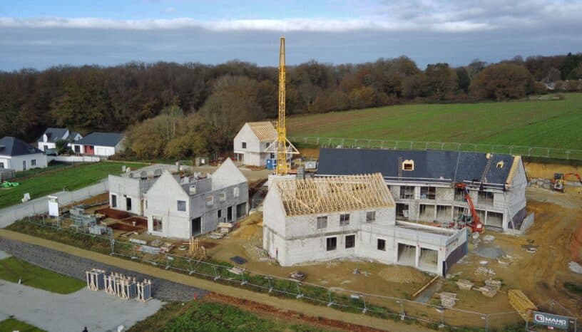 Chantier du Village d&rsquo;enfants SOS de Plumelin